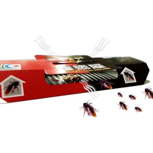 1Pcs Cockroach House Cockroach Trap Repellent Killing Bait Strong Sticky Catcher Traps Insect Pest Repeller Eco- friendly