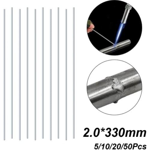 Low Temperature Soldering 5/10/20/50 pcs 33cm 1.6mm 2.0mm Aluminum Easy to Melt for Soldering Iron No Soldering Flux Required
