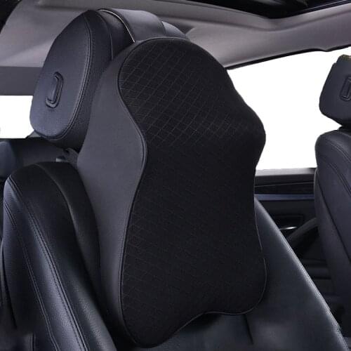 New Car Headrest Travel Pillow Neck Headrest Cushion 3D Memory Foam Breathable Auto Seat Neck Pillow Support Holder Car Styling