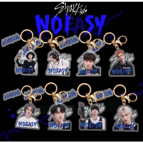 1pcs Kpop Stray Kids Keychain New Album NOEASY Acrylic Key chain Straykids Pendant K-pop Stray Kids