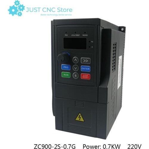 XILINZC900-2S-0.7G 0.7KW 220V Single-phase inverter input VFD 3 Phase Output Frequency Converter Adjustable Speed 1500W 220V Inv