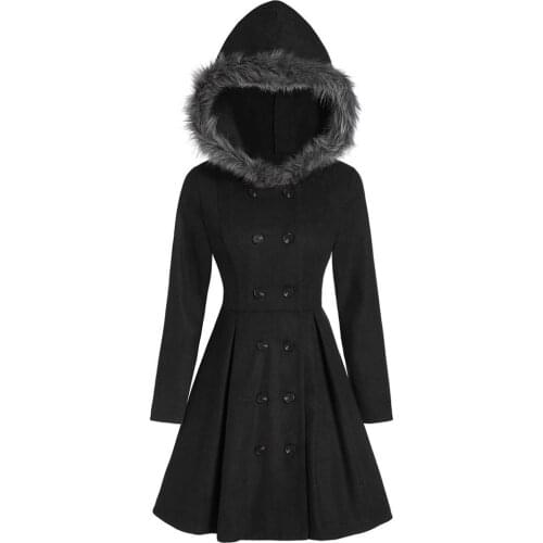 PickyourLook Women's Jackets With Fur