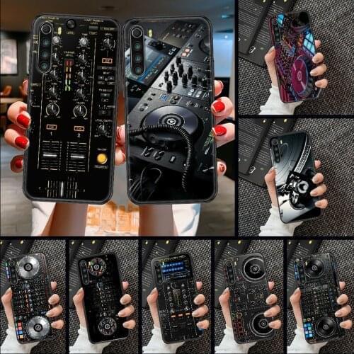 Mixer Electronic Music DJ Controller Phone case For Xiaomi Redmi Note 7 7A 8 8T 9 9A 9S 10 K30 Pro Ultra black luxury cell cover