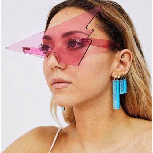 Candy Color Big Size Sunglasses Human Glasses Fashion Pink Type PC Women Sun Glasses For Men