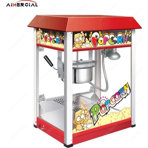 VBG1608 electric commercial popcorn machine stainless steel popcorn maker showcase