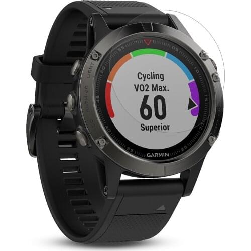 2pcs For Garmin Fenix 5 / 5s / 5X Tempered Glass 9H 2.5D Premium Screen Protector Film for Fenix 6X 6 / Fenix 6s 3 SmartWatch