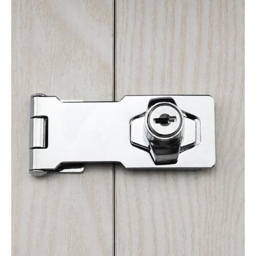 Keyed Lock Twist Knob Locking Hasp for Small Door Counter Cabinet Drawer Catch Latch Safety Lockers