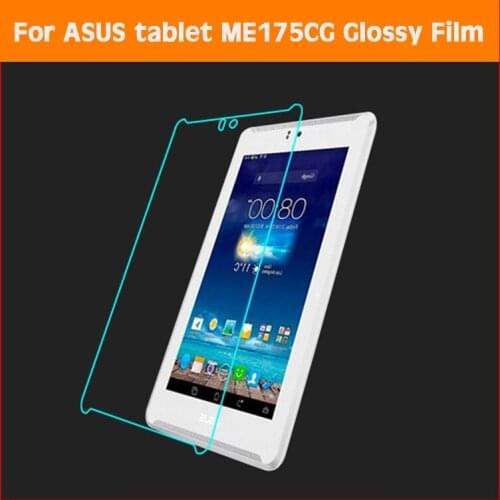 Front HD Clear Glossy screen protector film For Asus Fonepad 7 ME175CG 7.0" front screen protective lcd films + retail package