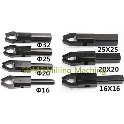 1PC Lathe Bar Puller Taiwan CNC Automatic Lathe Feeder Pull Clip Round Square Handle 16-32mm For CNC Lathe Machine Service