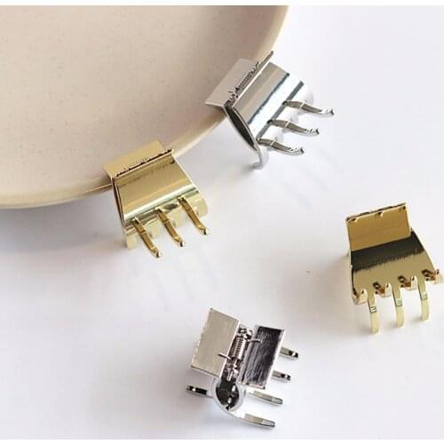 1PC Girls Temperament Metal Small Hair Grab Simple All-Match Shark Clip Korean Style Exquisite Sweet Hairpin Headwear Hair Acces