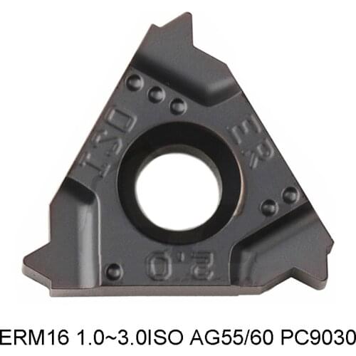 100% Original ER16 ERM16-AG55 ERM16-AG60 PC9030 ERM 16 AG 55 60 Carbide Inserts Lathe Cutter Turning Tools