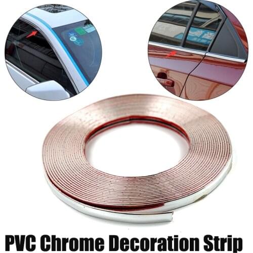 Car Accessories Chrome Body Strip For Volkswagen Jetta Tiguan POLO Passat CC Golf R20 R36 EOS Scirocco