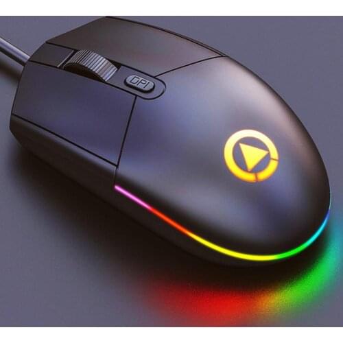 Color LED Adjustable DPI USB Wired Mice Silent Gaming Mouse for Laptop Computer
