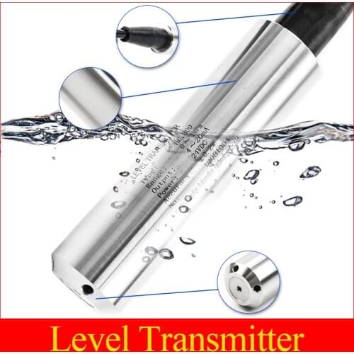 0-10V 200Meters Depth Pool Hydrostatic Water Level Sensor For Lake And River Level Transducer