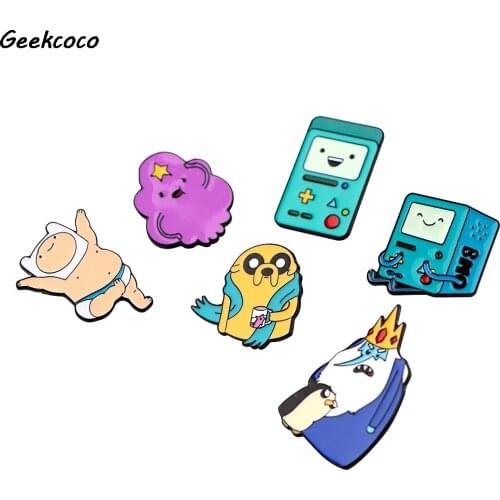 J2588 Fashion Cartoon Enamel Pin and Brooch Backpack Clothes Badge Women and Men Tie Pins Charm Jewelry