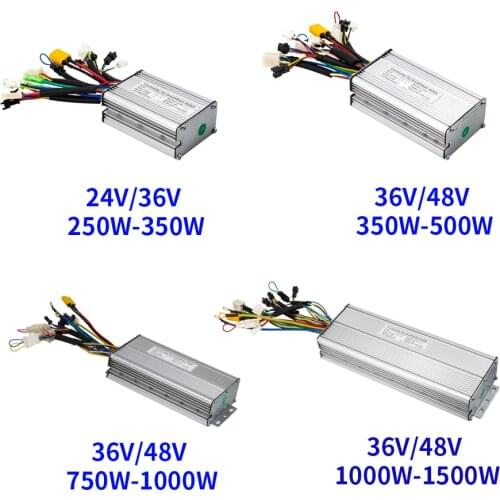 Ebike Controller 24V 36V 48V 250W 350W 500W 750W 1000W 1500W Brushless 6 9 12 18 Mosfet KT Controller Electric bike Accessorice
