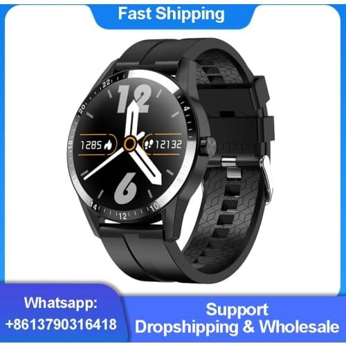 2021 G20 Smartwatch Men Bluetooth Call Heart Rate ECG Blood Pressure Custom Dial 1.28 Inch Smart Watch For Android IOS VS G30