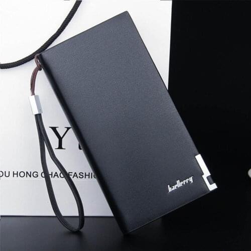 Mens Wallet Classic Long Style Card Holder Mens Wallet Quality Zip Large Volume Large Brand Luxury Wallet