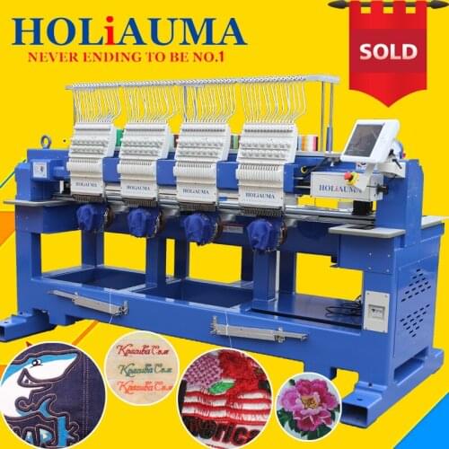 New 4 heads embroidery machine dahao A18 computerized embroidery machine cap/tshirt/flat industrial embroidery machine for sale