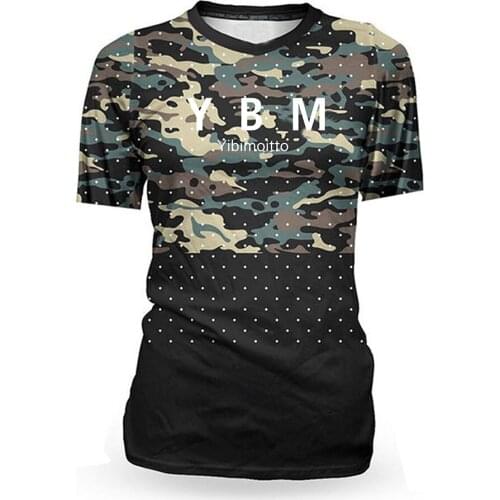 2020 new off-road motorcycle Jersey downhill T-shirt clothing mtb mountain bike dh shirt mx motorcycle clothing YBM DH MTB