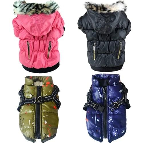 Pet Clothing Waterproof Coat Pet Small Dog Puppy Hoodie Thick Jacket Clothes Apparel Outwear
