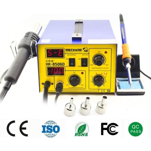 Mechanic 2 In 1 700W Soldering Station LCD Digital Display Welding Rework Station For BGA SMD PCB IC Repair Solder Tools