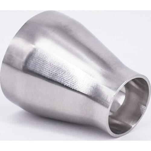 2.25" 2" OD 57 63mm to 32 38 45mm 1.5" OD Butt Weld Reducer SUS 304 316 Stainless Steel Sanitary Welding Pipe Fitting Homebrew