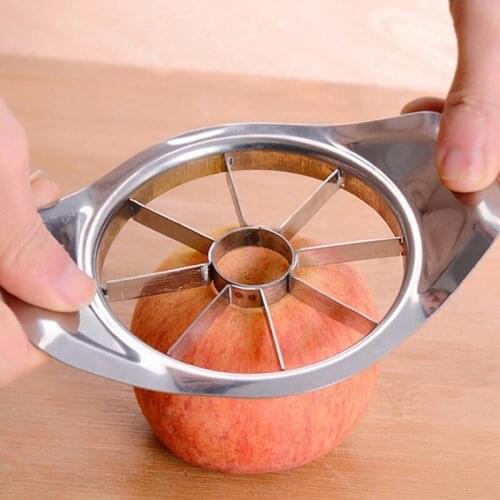 1PCS Apple Slicer Corer Cutter Pear Fruit Divider Tool Comfort Handle for Kitchen Apple Peeler 15 X 11CM Stainless Steel