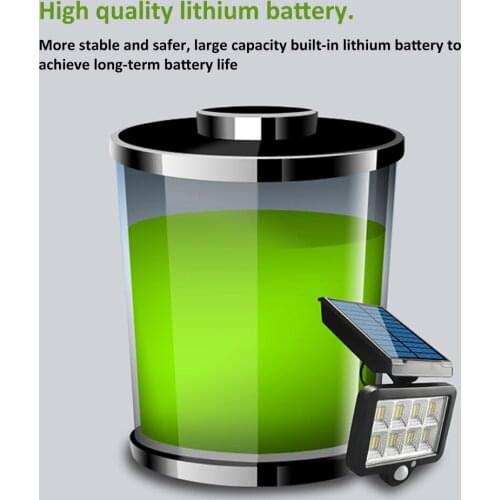 Solar Light Motion Sensor Garden Lamp Induction Light Transparent Outdoor Solar Light Solar Wall Light Outdoor Lamp Solar