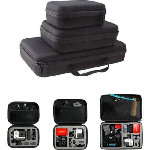 Shock-Proof waterproof Storage Box Portable Travel Bag Big Size Carrying Case for GoPro Hero 9 Black Action Camera Accessories