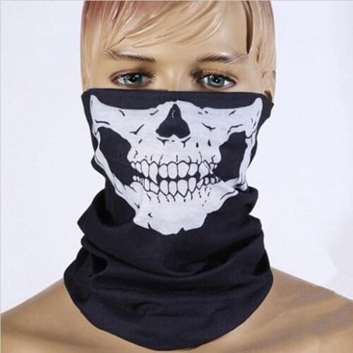 Terror Skull Mask Halloween Mask Horror Black Scarves Skull Scary Head Mask Anonymous Cosplay Halloween 5ZHH036