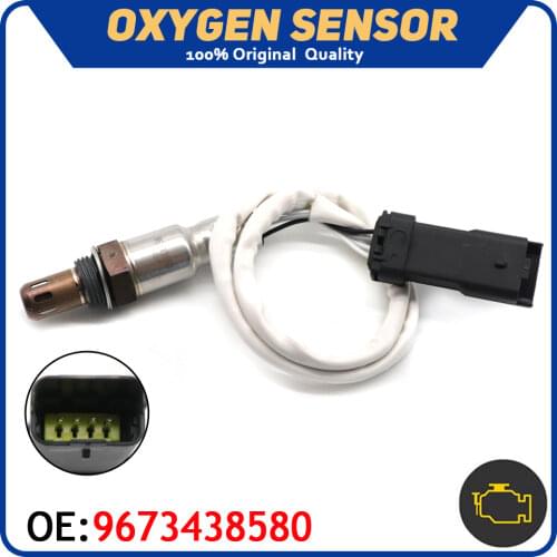 High quality Lambda O2 Oxygen Sensor 9673438580 For Citroen C-Elysee 1.2L C3 II DS3 FOR Peugeot 208 301