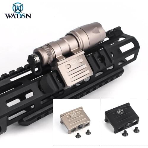 WADSN Softair Flashlight Base RM45 OffSet Mount For M300&M600 Scout Lights Hunting Rifle M600C Weapon Light Mounts Accessories