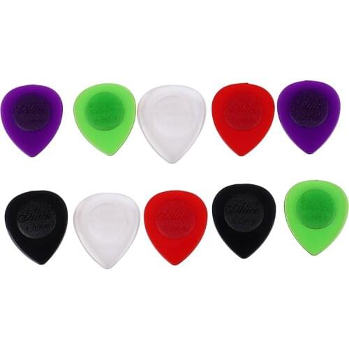 10pcs Electric Guitar Pick Acoustic Music Picks Plectrum 1mm 2mm 3mm Thickness Guitar Accessories Color Random