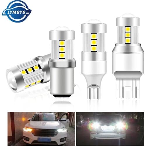 2PCS 1156 BA15S Canbus Led BAU15S 1157 BAY15D Bulb 3030smd T20 LED 7440 7443 Bulbs W16W T15 For Reverse Lamp Turn Signal Light
