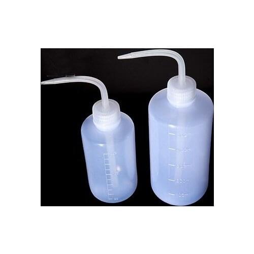 250ml Plastic LDPE Laborotary Tattoo Wash Squeezy Measuring Bottle For lab use