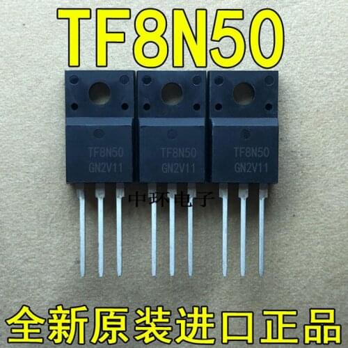 5 PCS TF8N50 TO220F AOTF8N50 TO-220F 8N50 500V 8A