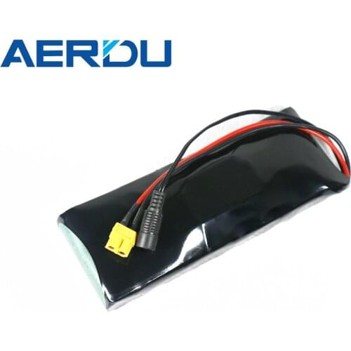 .AERDU 36V 10S1P 37V 3.5Ah 18650 Li-ion Battery Pack for Electric Car Bike External M365 Scooter moped with BMS 150W XT60 DC5521