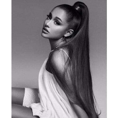 Full Drill Diamond 5D Diamond Painting Cute Girl Diamond Embroidery Ariana Grande Poster Painting Rhinestone Home DecorXN1476