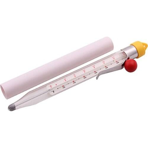 Food-safe Kitchen Temperature Read Stick Thermometer Cooking Jam Sugar Candy CLH@8