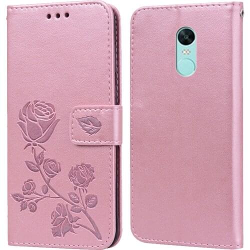 Luxury Leather Flip Book Case for Alcatel 3 2018 5052D 5052Y 3 2019 5053 3L 2019 5034D Rose Flower Wallet Stand Phone Cover Bag