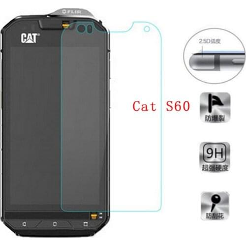 For Cat S60 Cover Tempered Glass Scratch Proof Premium Screen Protector LCD Front Film Case For Caterpillar Cat S60 Mobile Phone