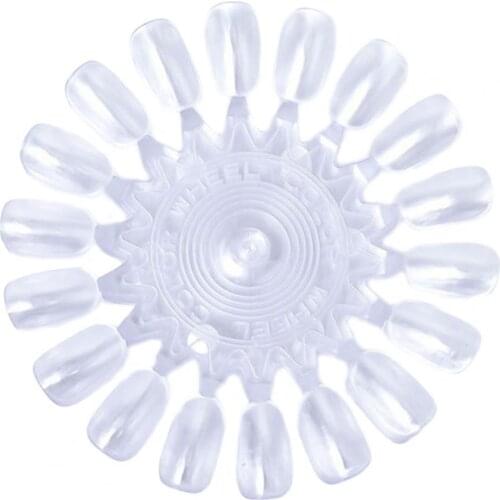 Nail Art Plate Multifunctional Harmless Plastic Display Color Board Palette for DIY