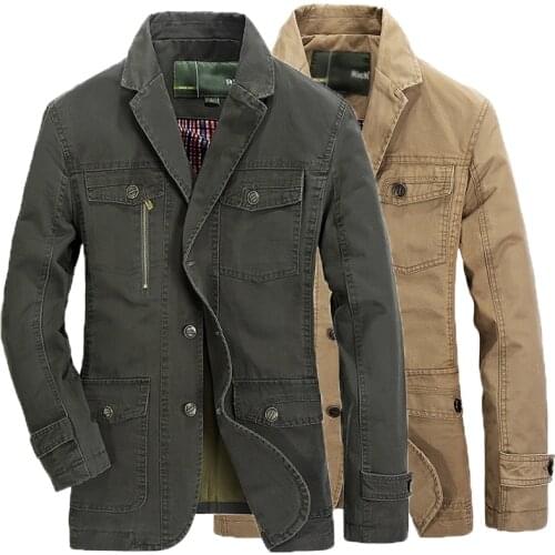 2021Casual Denim Jacket Men 100% Cotton Business Coat Male Brand Clothing Stylish Autumn Suit Blazer Jean Jacket Man Windbreaker