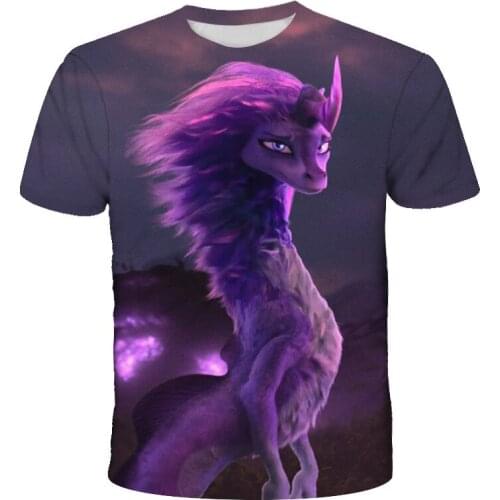 2021 summer new boys' Europe game 3D printed T-shirt cartoon short sleeve mens T-shirt summer casual versatile shirt