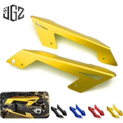 Pair Motorcycle CNC Aluminum Sprocket Chain Cover Protector Guard for Yamaha TMAX 530 2012 2013 2014 2015 2016 XP530 Accessories