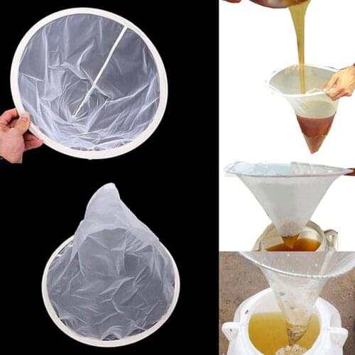 Beekeeping Honey Filter Net Purifier Apiary Equipment Juice Strainer Extractor E7