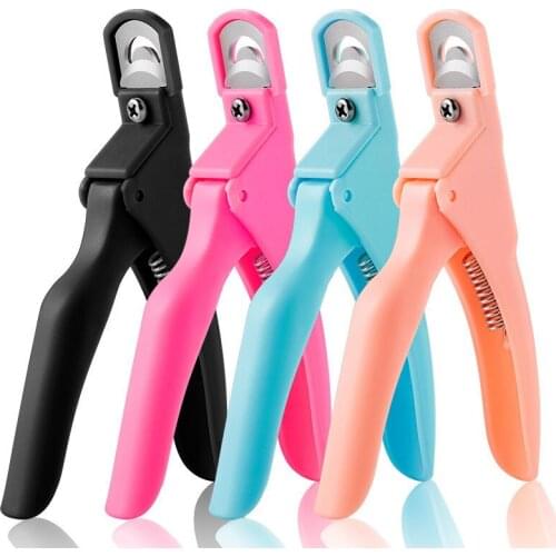 2021 Professional Nail Art Tips Clipper Trimmer Scissors Round Edge Finger Cutter Flase Nail Manicure Tool Plastic Nail Clippers