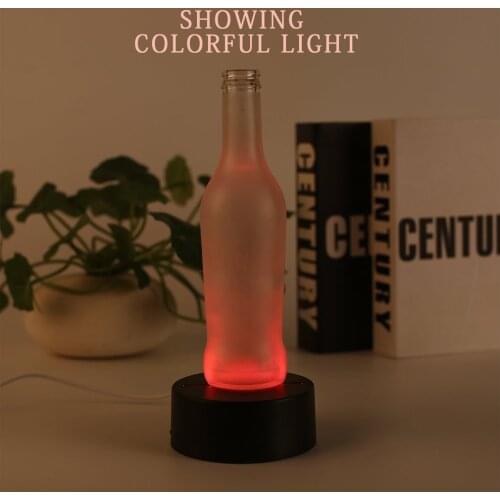 New Home room decoration Led lamp base USB Touch switch Remote Control Night Light 7 Colors Acrylic 3D Led night lamp holder