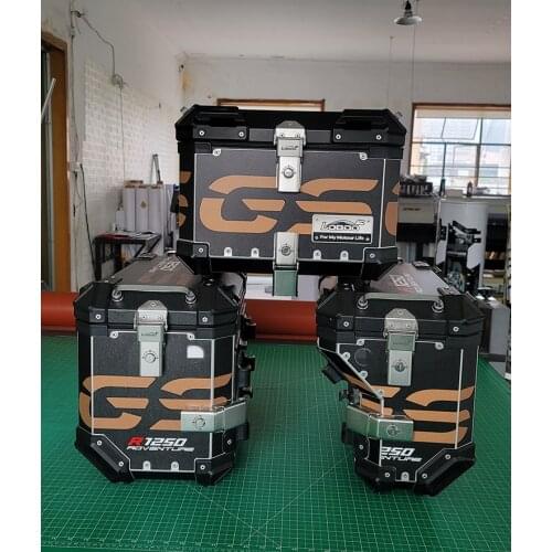 1 Set Car Styling and Decals Motorcycle Racing Side Box Tail Box Decorate Stickers for GS 1250 ADV Adventure Loboo